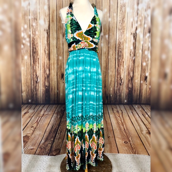 Body Central Dresses & Skirts - Body Central Backless Halter Maxi Dress (S)